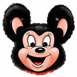 Фигура из фольги с гелием "Могучая мышь" 76 см.