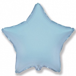 Большая звезда голубая 91 см.