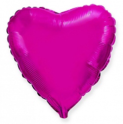 Большое сердце пурпур 81 см.