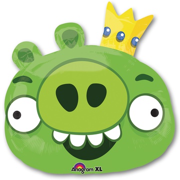 Шар с гелием "Король Свинней" Angry Birds 63 см.