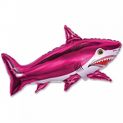 Мини-фигура Акула розовая