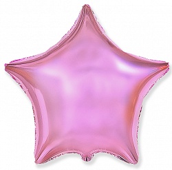 Звезда с гелием 46 см. Светло-розовая