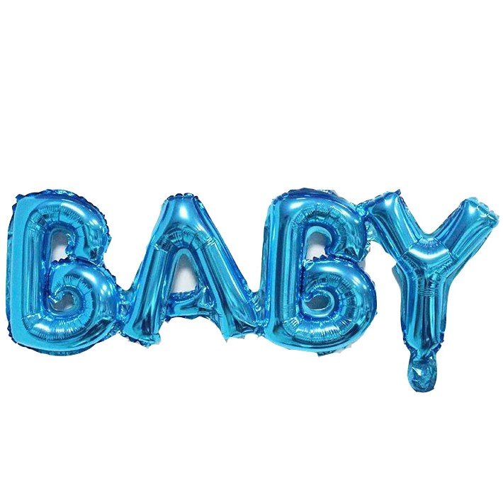 Надпись "BABY" синяя