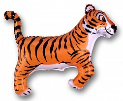 Фигура из фольги с гелием "Тигр" 91 см.