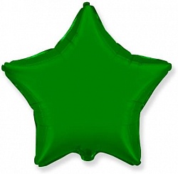 Звезда с гелием 46 см. Зелёный