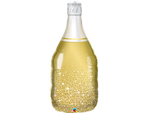 Фигура с гелием Бутылка шампанского (Qualatex)