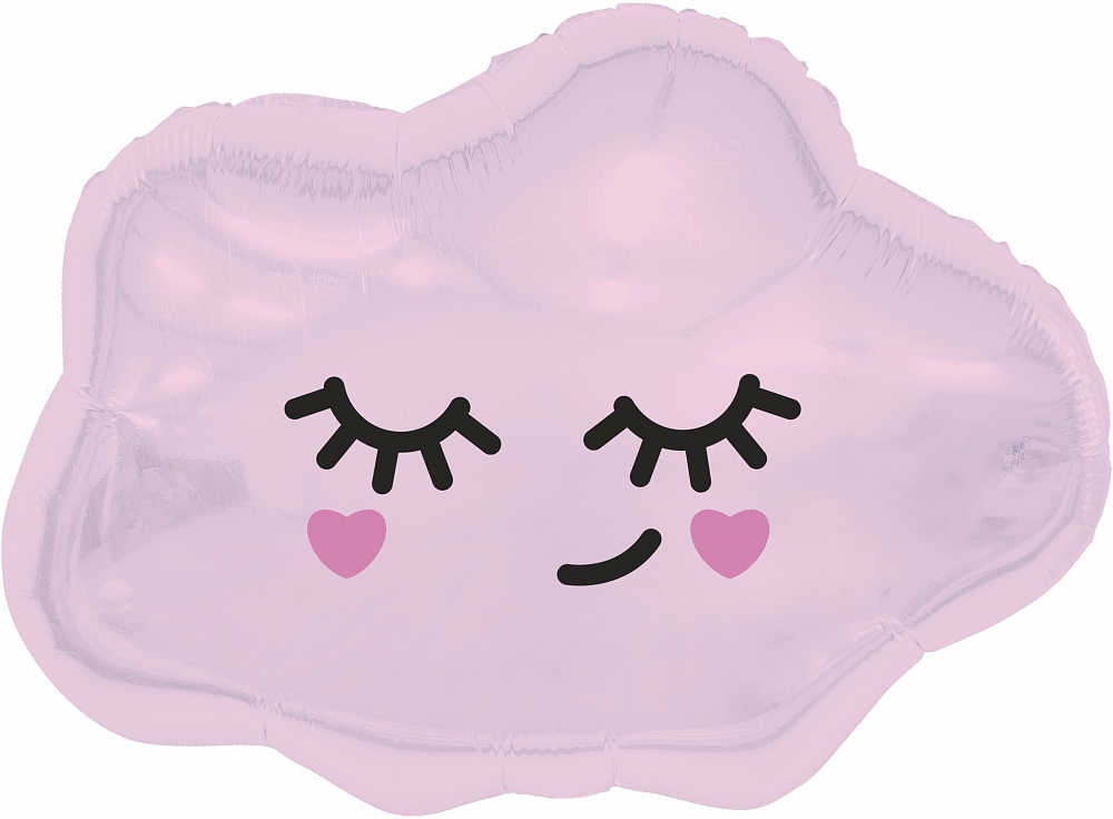 Фигура из фольги с гелием Облачко, розовое 69 см.(Agura)